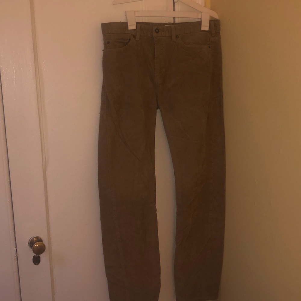 Men’s Size 33x32 Khaki Corduroy Pants